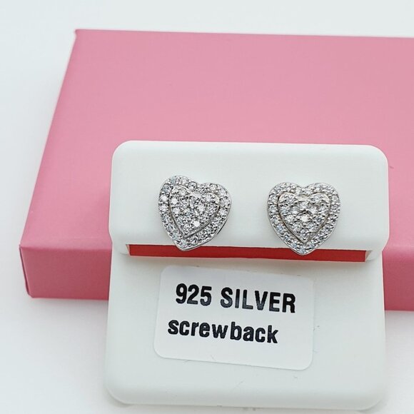 "925 Sterling Silver Cubic Zirconia Earrings, U19254595 - Picture 7 of 11